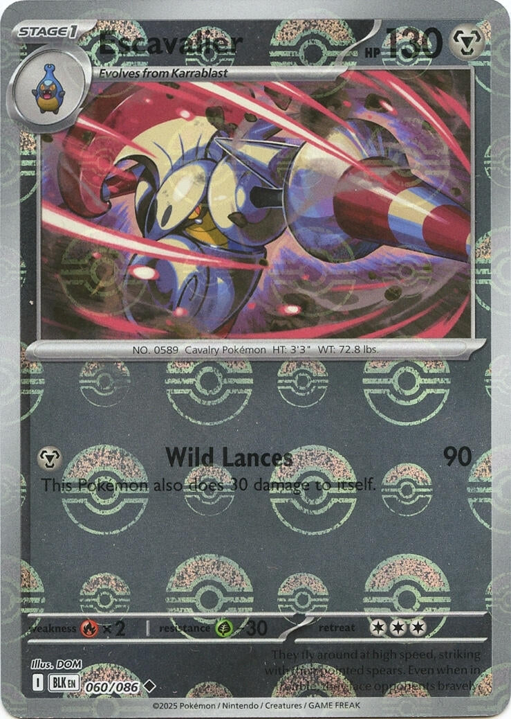 Escavalier (Poke Ball Pattern) (060/086) [SV: Black Bolt]