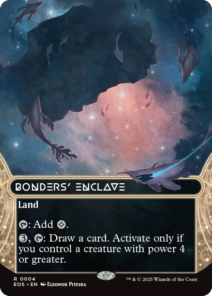 Image for Bonders' Enclave (0004) (Borderless) (4) [Edge of Eternities: Stellar Sights] - Magic: The Gathering
