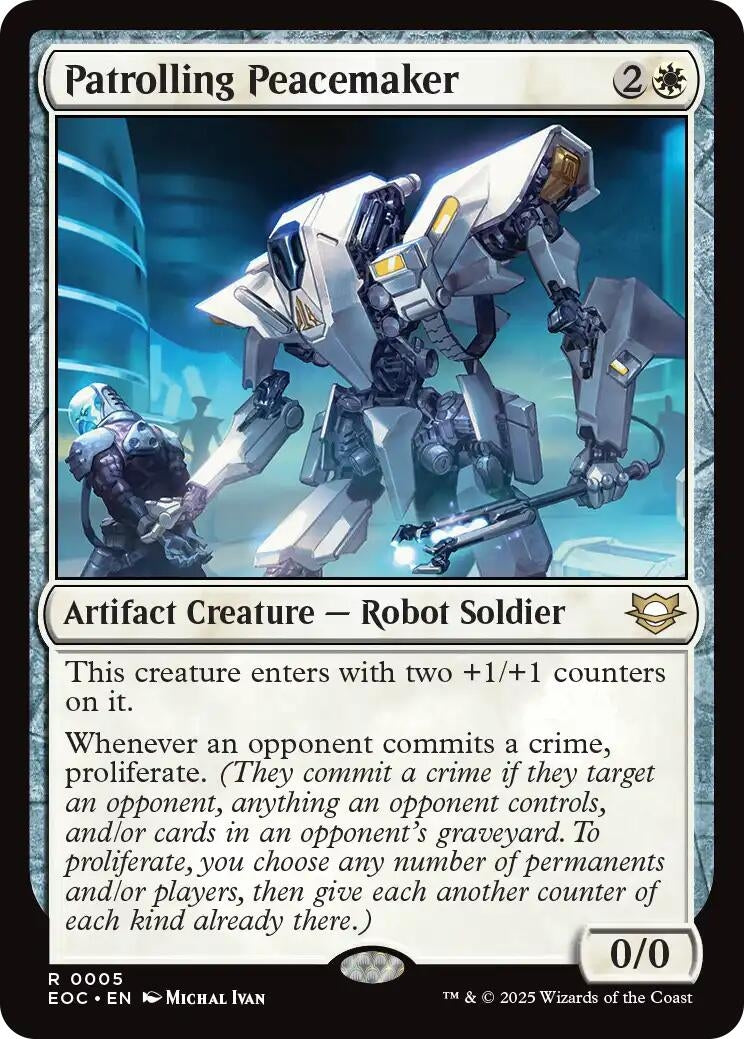 Image for Patrolling Peacemaker (5) [Edge of Eternities] - Magic: The Gathering