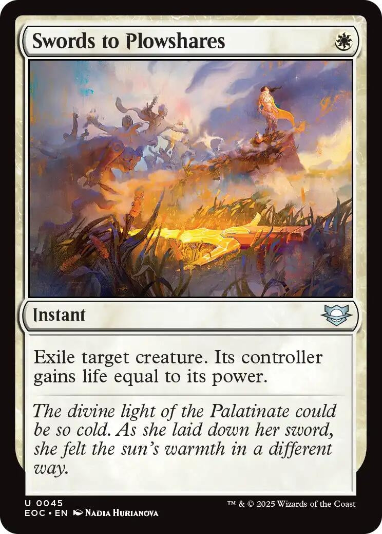 Image for Swords to Plowshares (45) [Edge of Eternities] - Magic: The Gathering