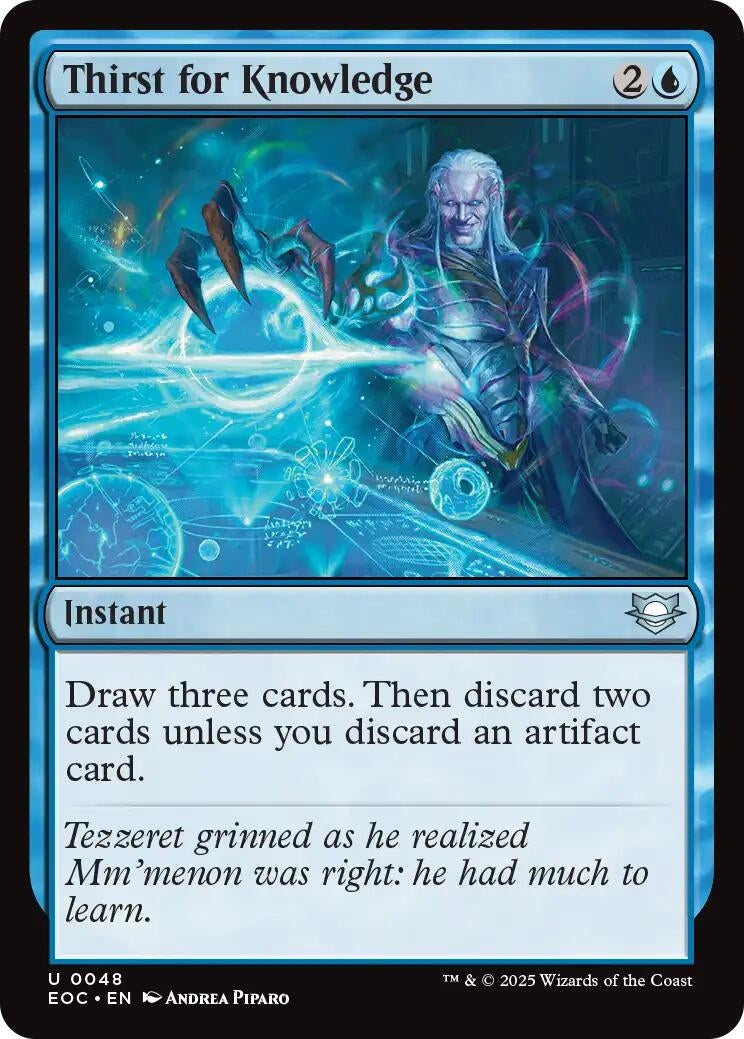 Image for Thirst for Knowledge (48) [Edge of Eternities] - Magic: The Gathering