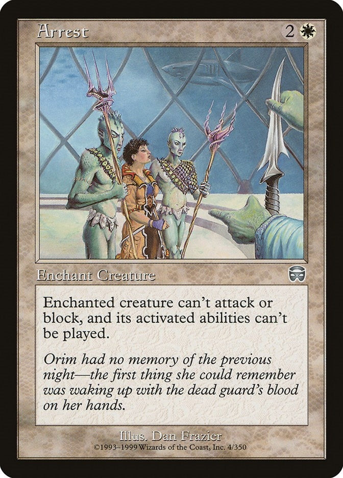 Image for Arrest (4) [Mercadian Masques] - Magic: The Gathering