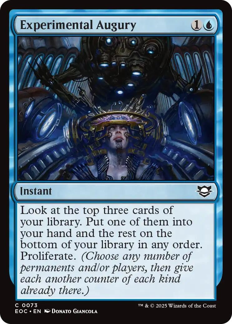 Image for Experimental Augury (73) [Edge of Eternities] - Magic: The Gathering