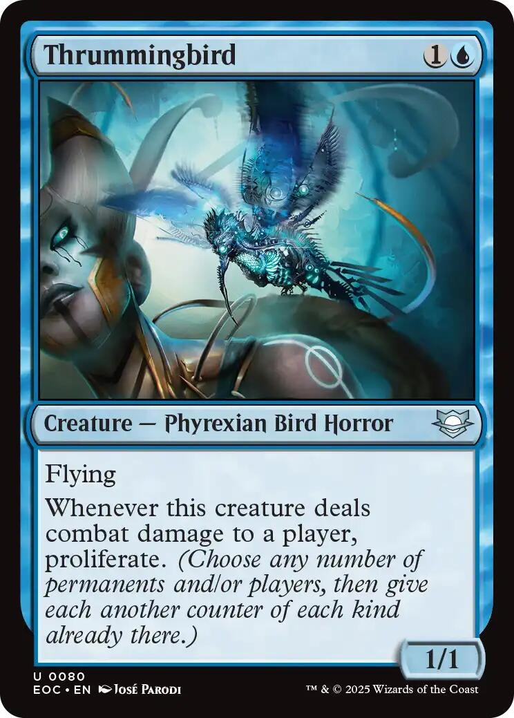 Image for Thrummingbird (80) [Edge of Eternities] - Magic: The Gathering