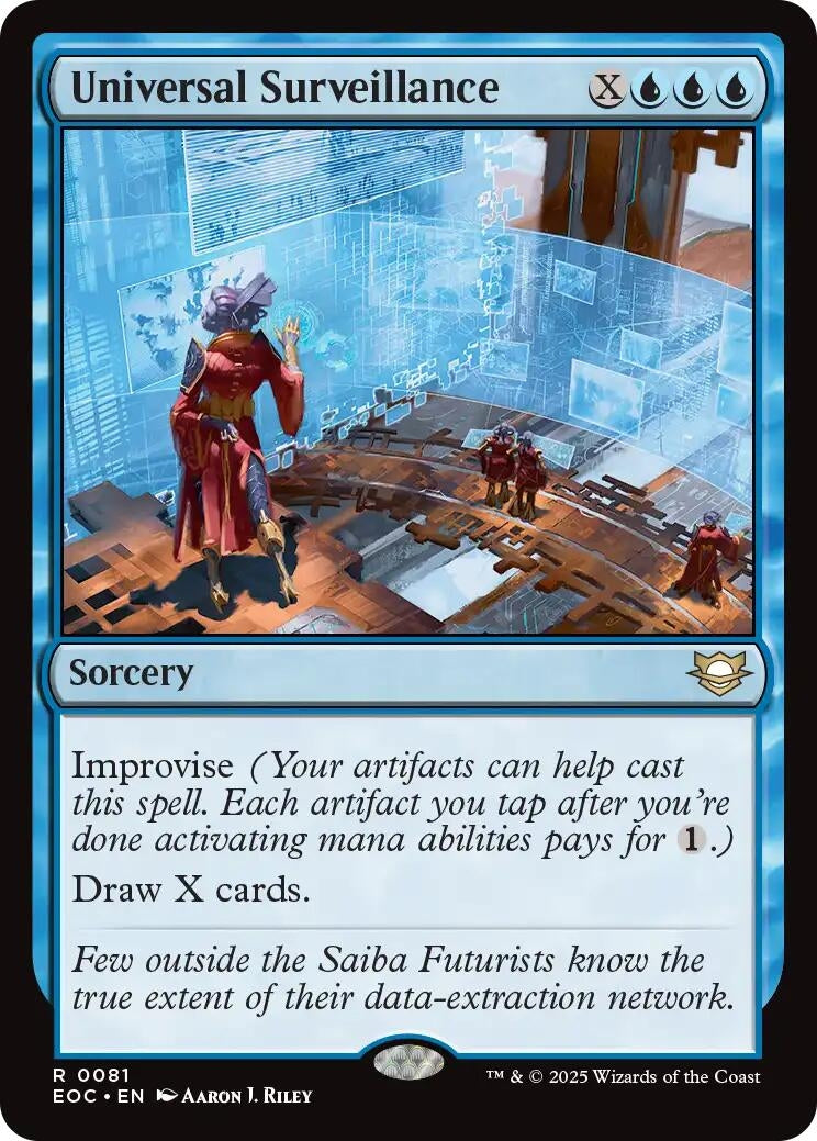 Image for Universal Surveillance (81) [Edge of Eternities] - Magic: The Gathering