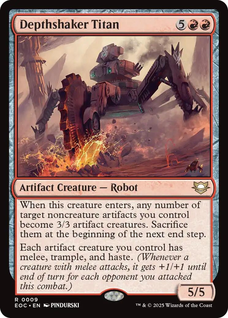 Image for Depthshaker Titan (9) [Edge of Eternities] - Magic: The Gathering