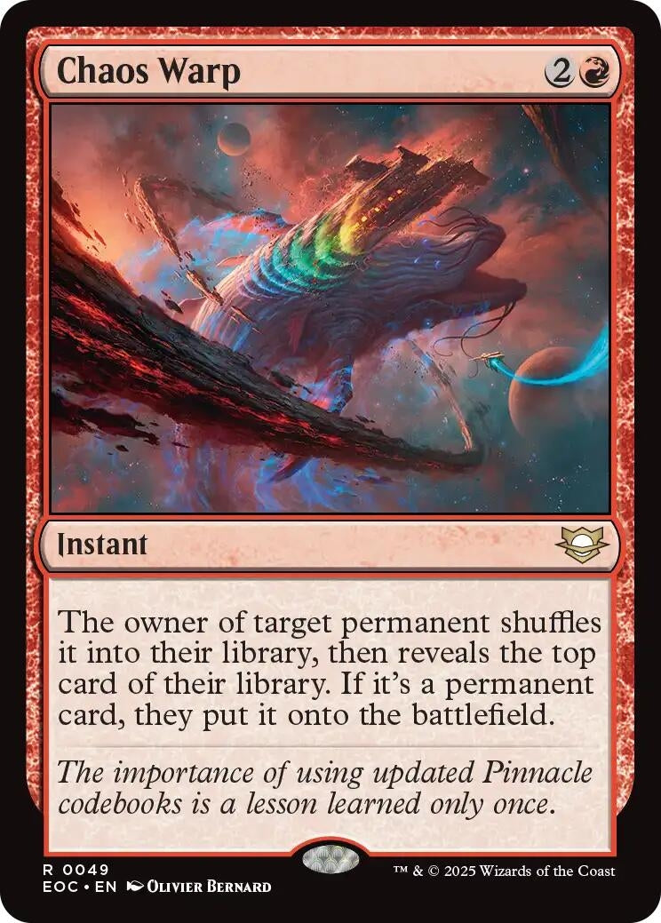 Image for Chaos Warp (49) [Edge of Eternities] - Magic: The Gathering