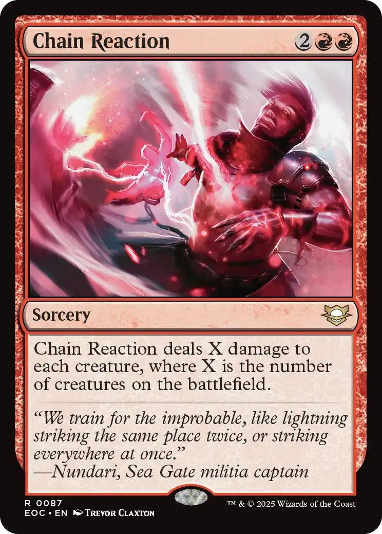 Image for Chain Reaction (87) [Edge of Eternities] - Magic: The Gathering