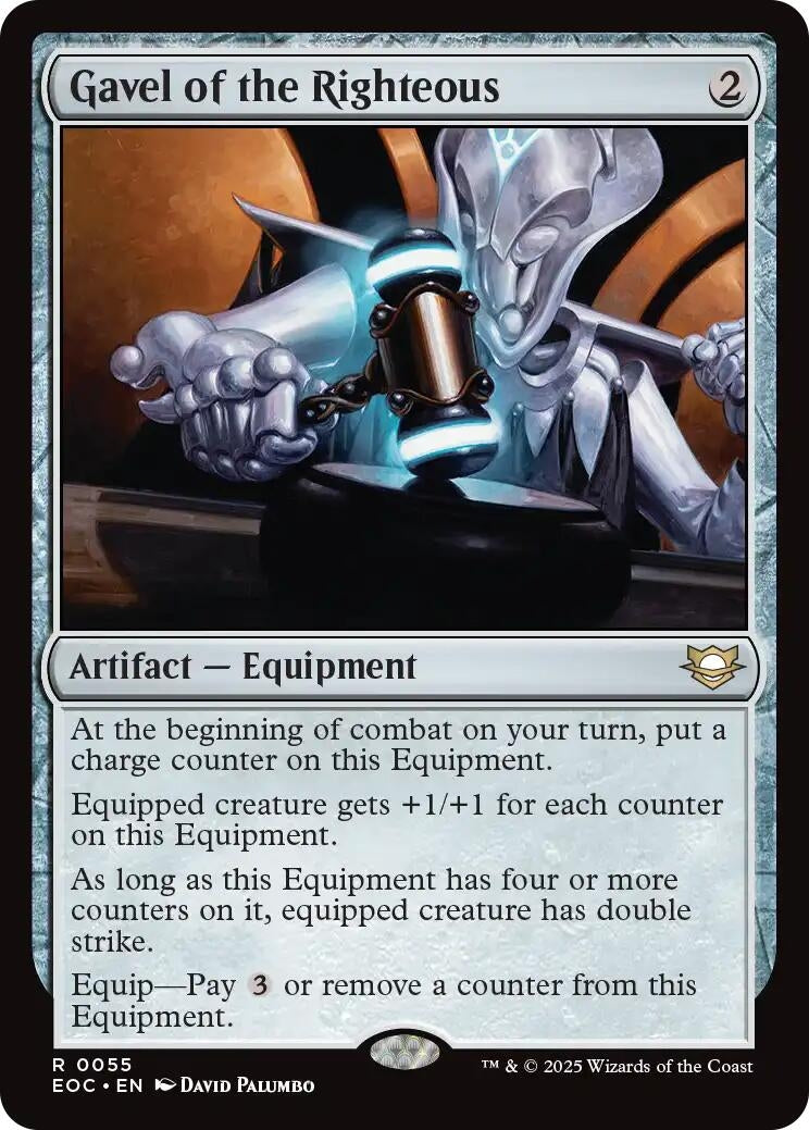 Image for Gavel of the Righteous (55) [Edge of Eternities] - Magic: The Gathering