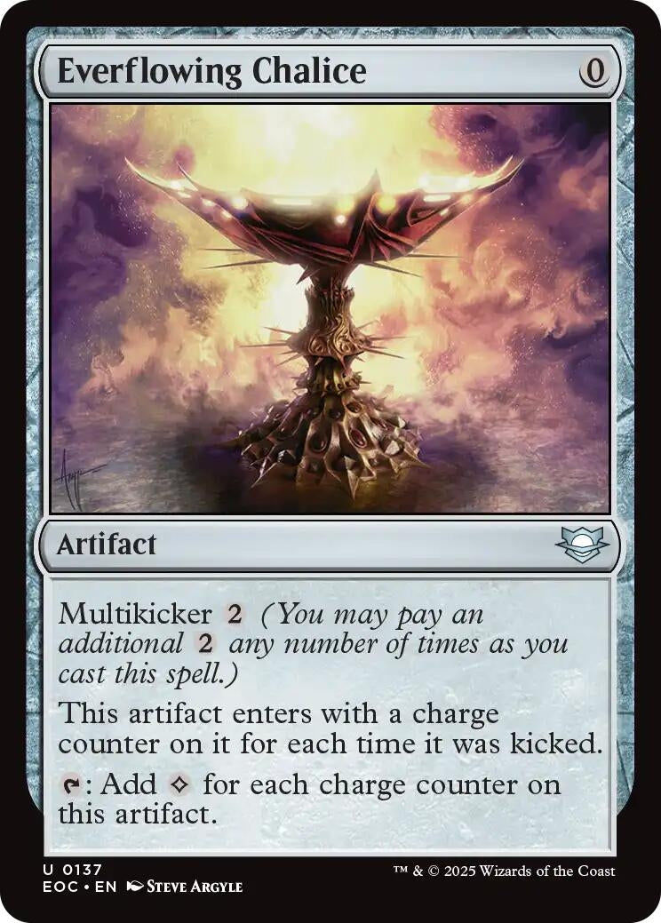 Image for Everflowing Chalice (137) [Edge of Eternities] - Magic: The Gathering