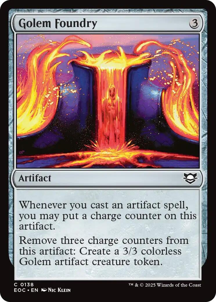 Image for Golem Foundry (138) [Edge of Eternities] - Magic: The Gathering