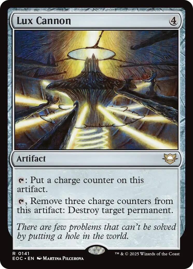 Image for Lux Cannon (141) [Edge of Eternities] - Magic: The Gathering