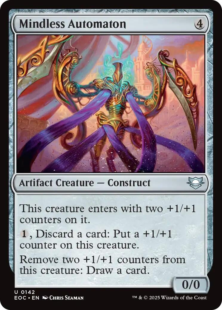 Image for Mindless Automaton (142) [Edge of Eternities] - Magic: The Gathering