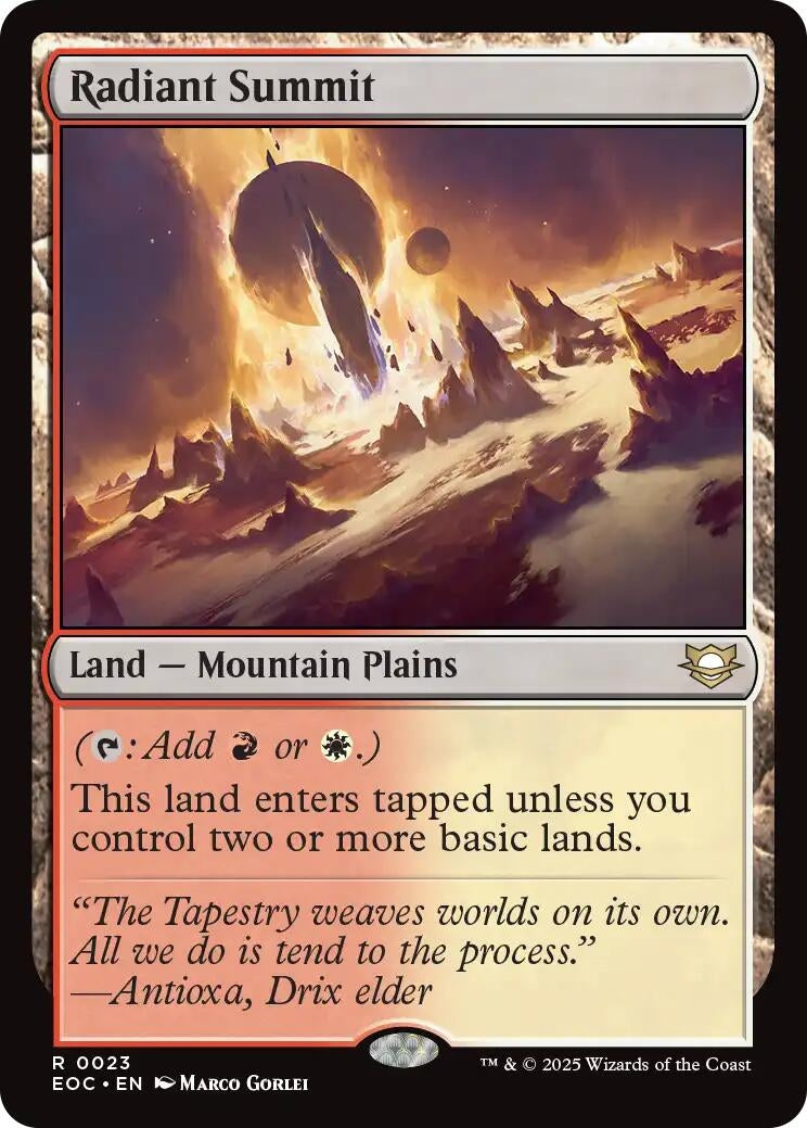 Image for Radiant Summit (23) [Edge of Eternities] - Magic: The Gathering