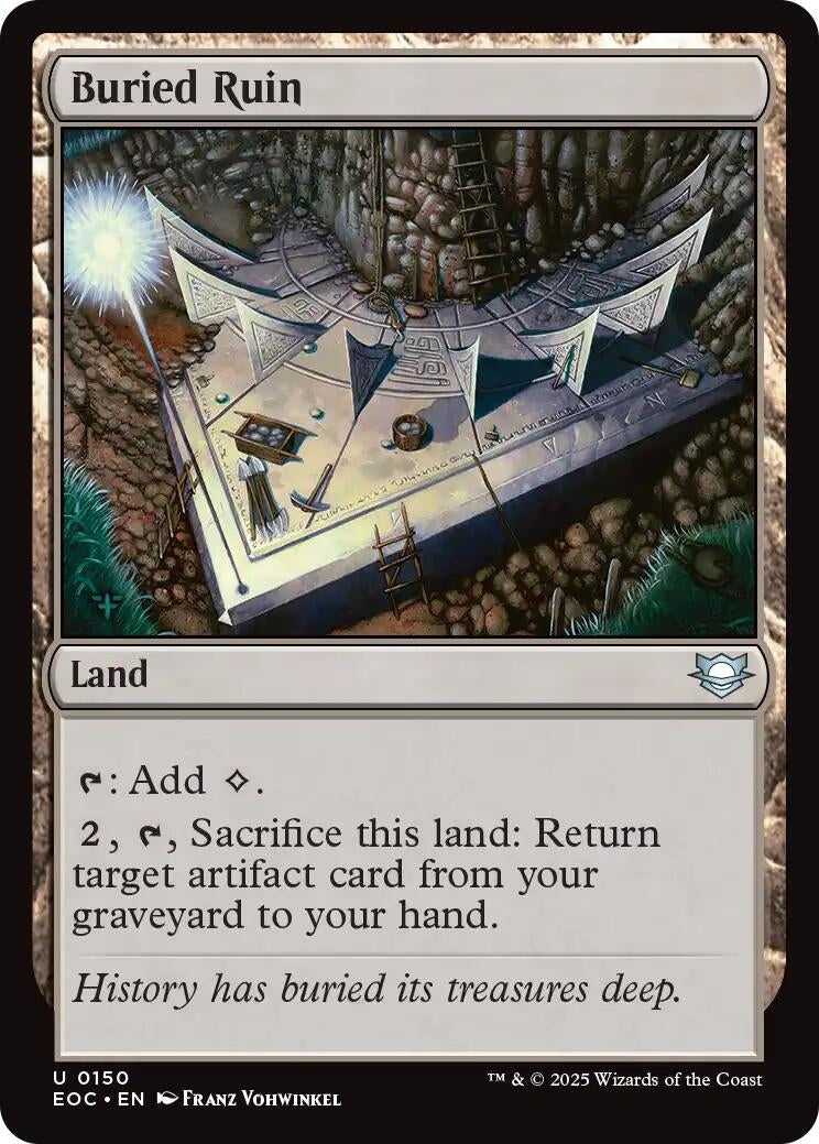 Image for Buried Ruin (150) [Edge of Eternities] - Magic: The Gathering