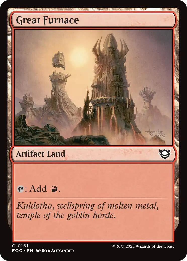 Image for Great Furnace (161) [Edge of Eternities] - Magic: The Gathering
