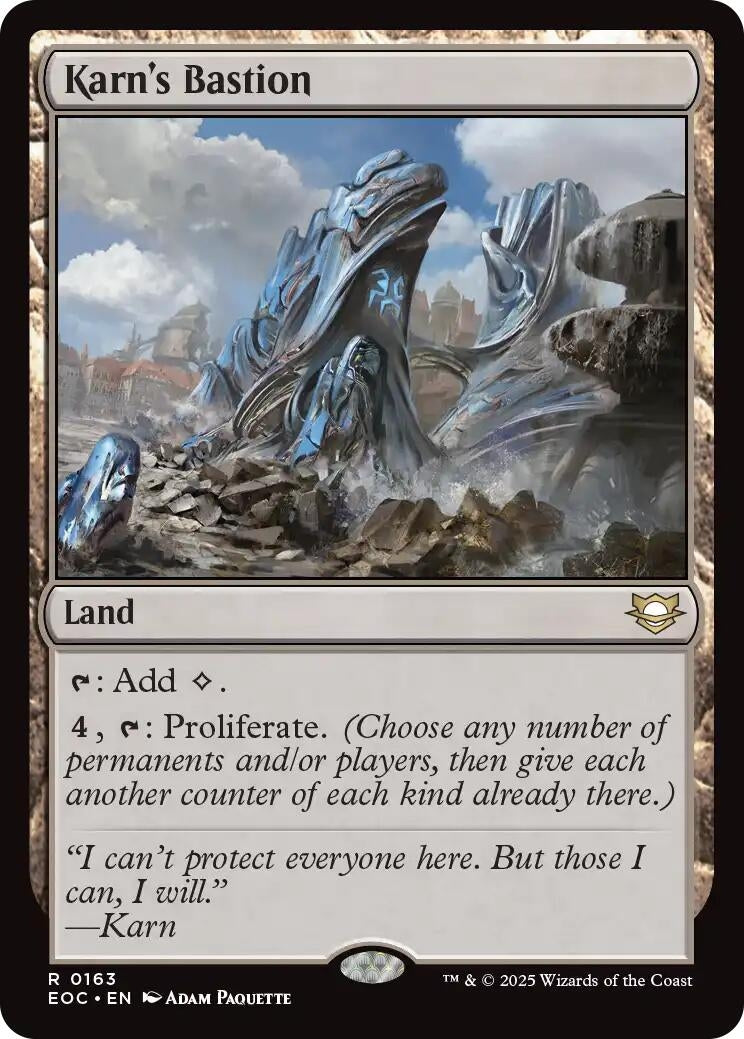 Image for Karn's Bastion (163) [Edge of Eternities] - Magic: The Gathering