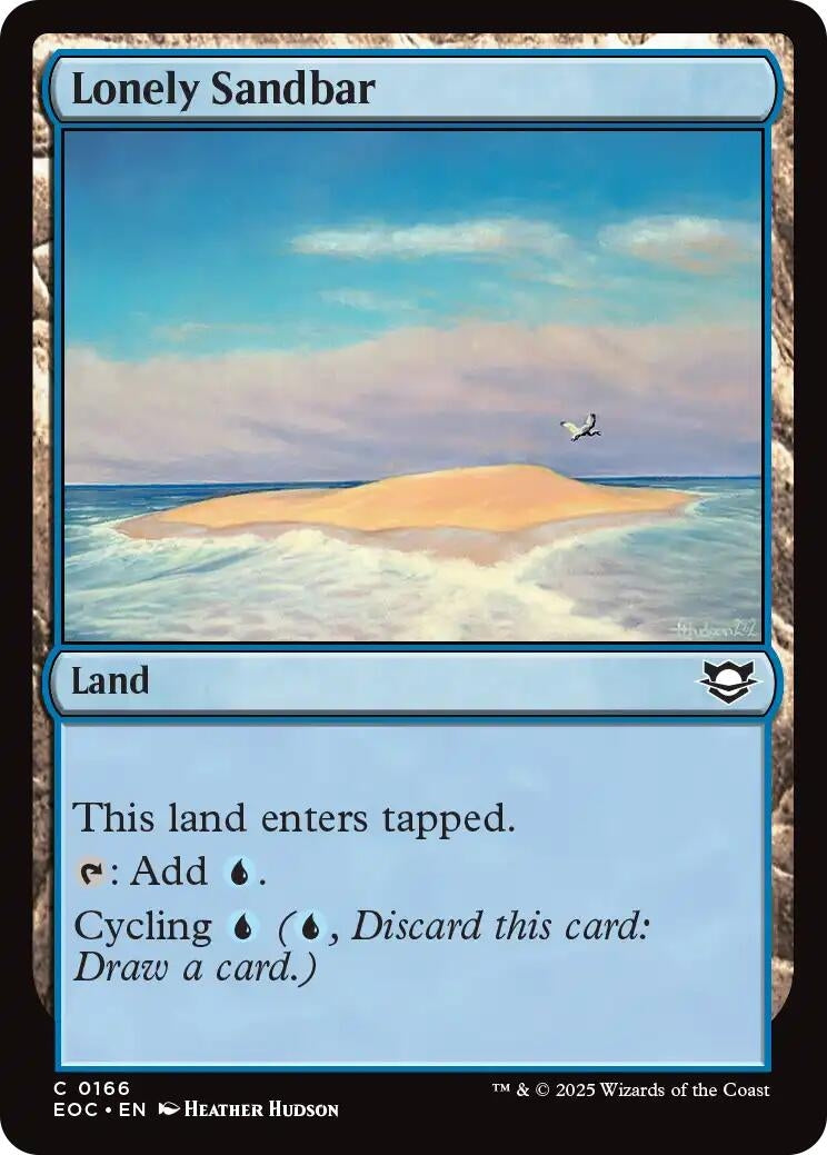 Image for Lonely Sandbar (166) [Edge of Eternities] - Magic: The Gathering