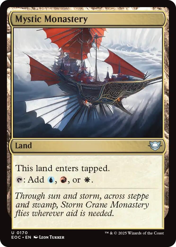 Image for Mystic Monastery (170) [Edge of Eternities] - Magic: The Gathering