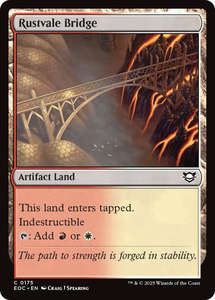 Image for Rustvale Bridge (175) [Edge of Eternities] - Magic: The Gathering