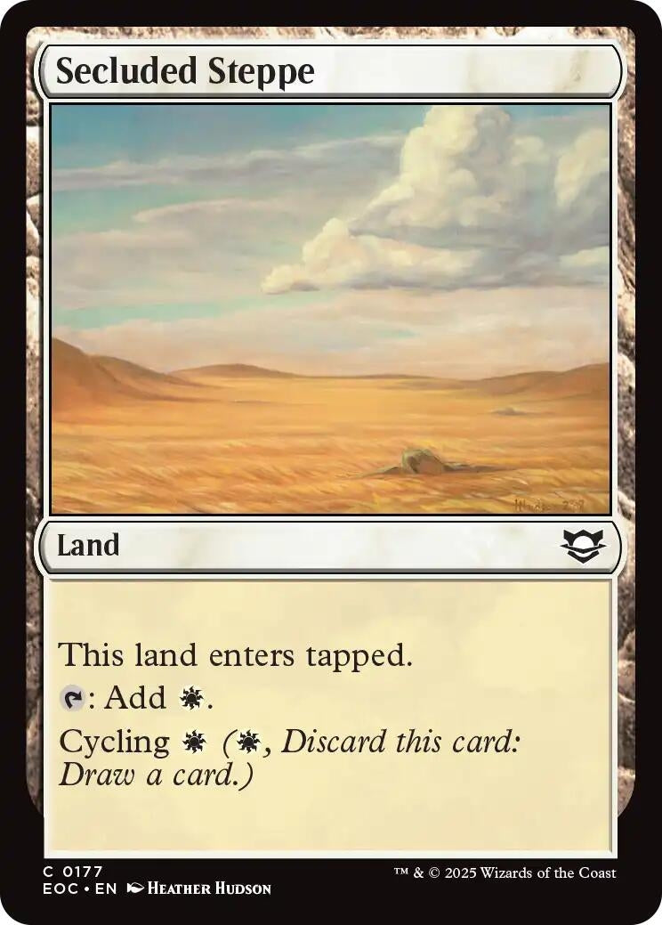 Image for Secluded Steppe (177) [Edge of Eternities] - Magic: The Gathering