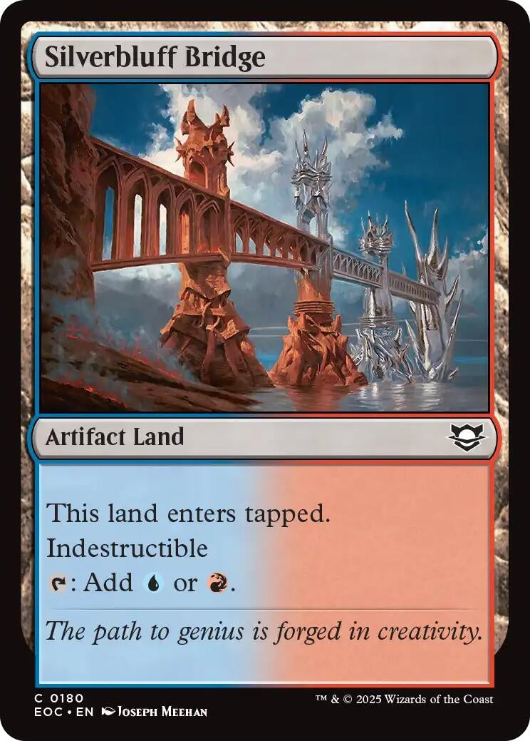 Image for Silverbluff Bridge (180) [Edge of Eternities] - Magic: The Gathering