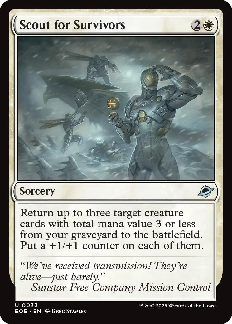 Image for Scout for Survivors (33) [Edge of Eternities] - Magic: The Gathering