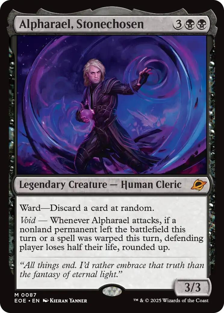 Image for Alpharael, Stonechosen (87) [Edge of Eternities] - Magic: The Gathering