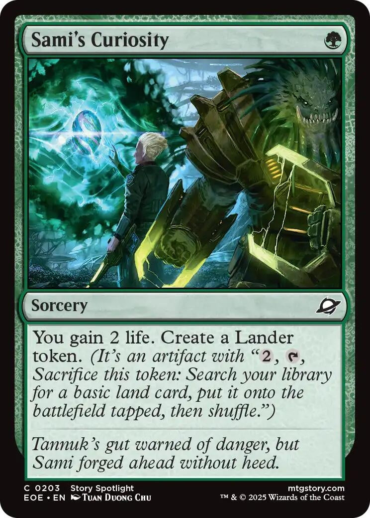 Image for Sami's Curiosity (203) [Edge of Eternities] - Magic: The Gathering