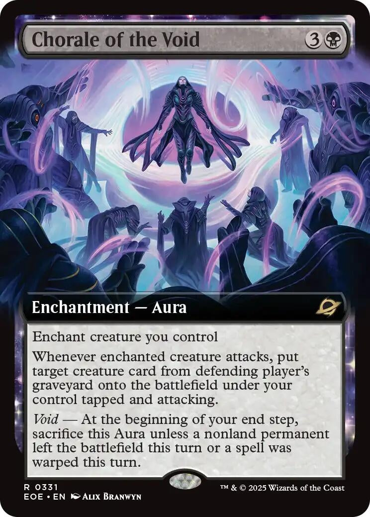 Image for Chorale of the Void (Extended Art) (331) [Edge of Eternities] - Magic: The Gathering