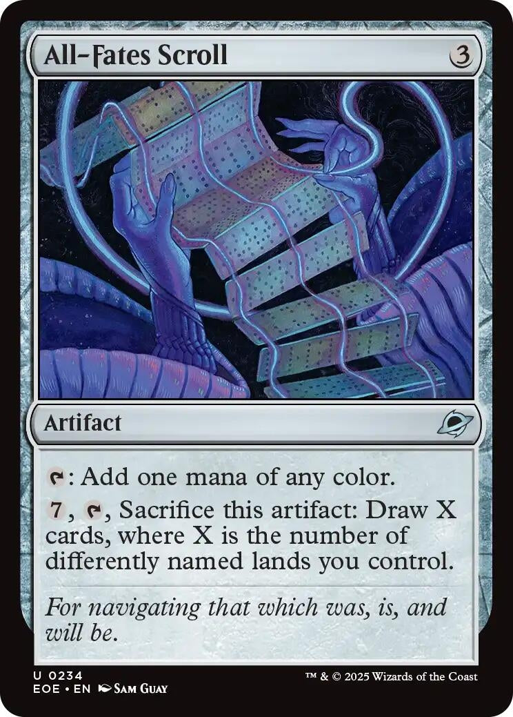 Image for All-Fates Scroll (234) [Edge of Eternities] - Magic: The Gathering