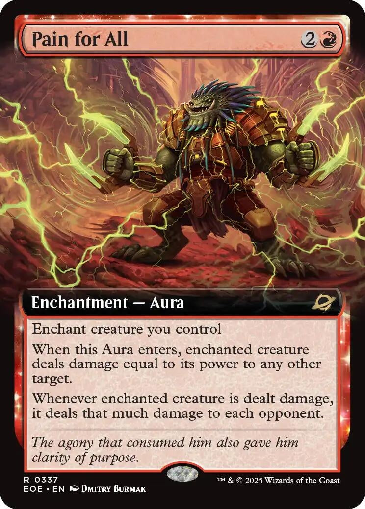 Image for Pain for All (Extended Art) (337) [Edge of Eternities] - Magic: The Gathering