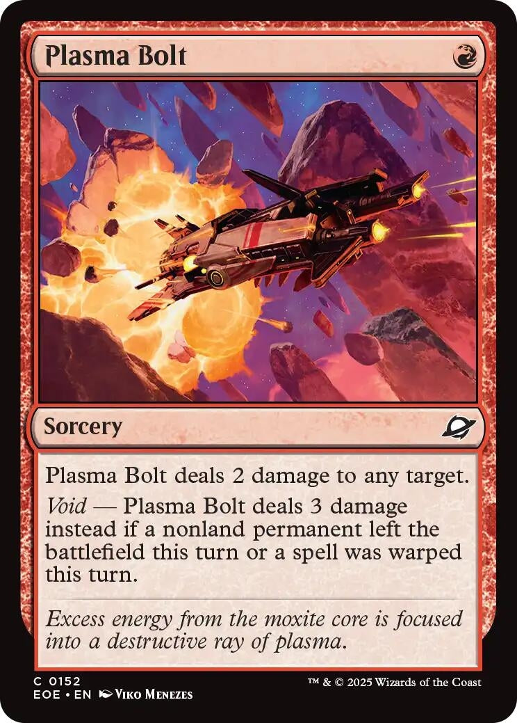 Image for Plasma Bolt (152) [Edge of Eternities] - Magic: The Gathering