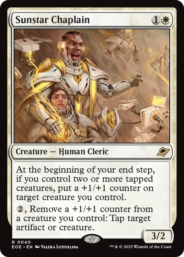 Image for Sunstar Chaplain (40) [Edge of Eternities] - Magic: The Gathering
