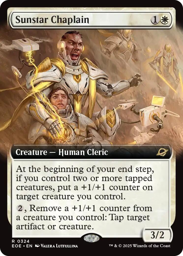 Image for Sunstar Chaplain (Extended Art) (324) [Edge of Eternities] - Magic: The Gathering