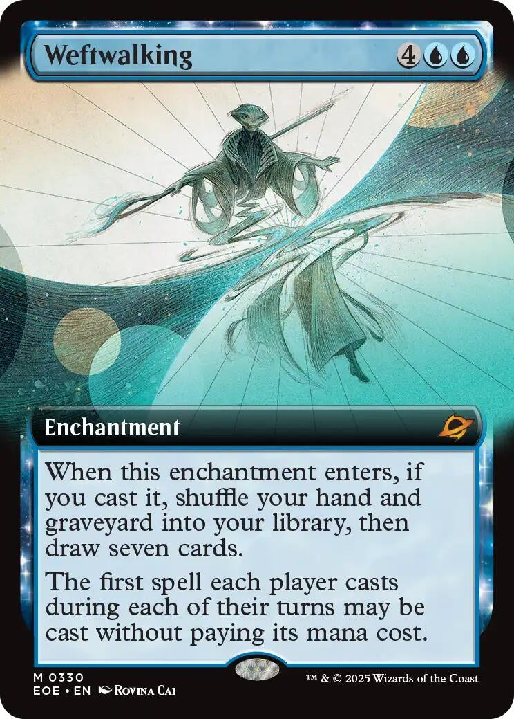 Image for Weftwalking (Extended Art) (330) [Edge of Eternities] - Magic: The Gathering