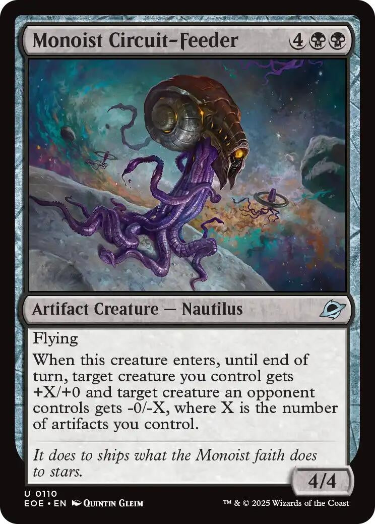 Image for Monoist Circuit-Feeder (110) [Edge of Eternities] - Magic: The Gathering
