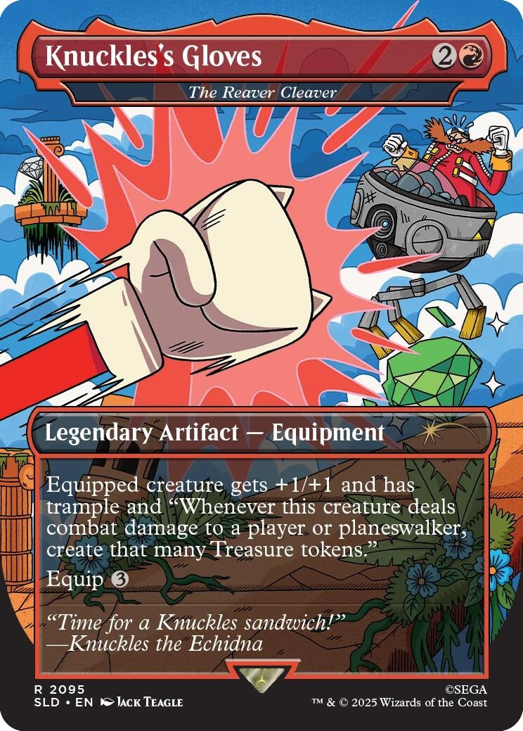 Image for Knuckles's Gloves - The Reaver Cleaver (2095) [Secret Lair Drop Series] - Magic: The Gathering