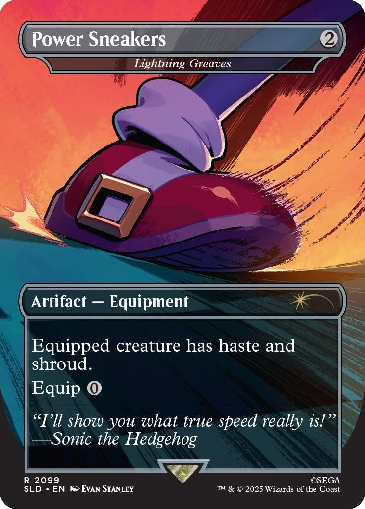 Image for Power Sneakers - Lightning Greaves (2099) [Secret Lair Drop Series] - Magic: The Gathering