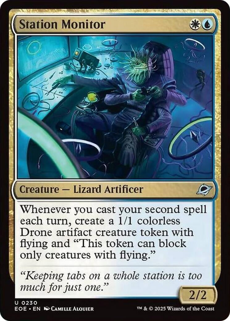 Image for Station Monitor (230) [Edge of Eternities] - Magic: The Gathering