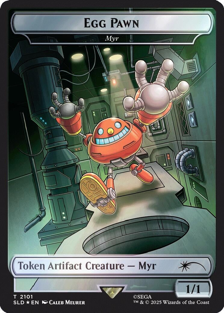 Image for Egg Pawn - Myr Token (Rainbow Foil) (2101) [Secret Lair Drop Series] - Magic: The Gathering