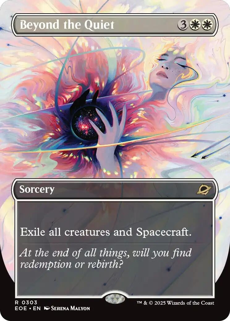 Image for Beyond the Quiet (Borderless) (303) [Edge of Eternities] - Magic: The Gathering