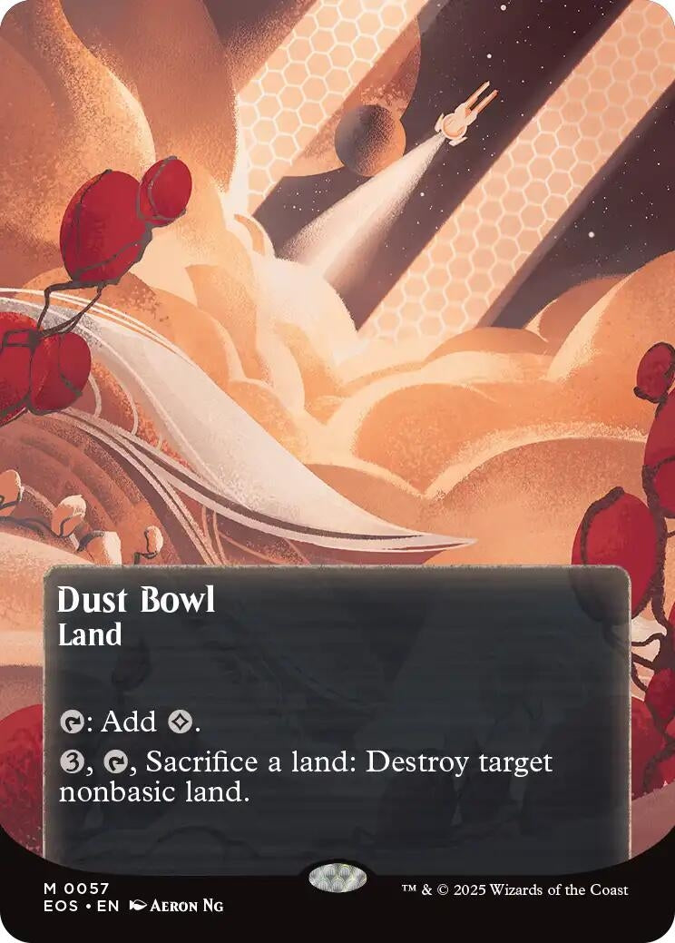 Image for Dust Bowl (0057) (Borderless) (57) [Edge of Eternities: Stellar Sights] - Magic: The Gathering