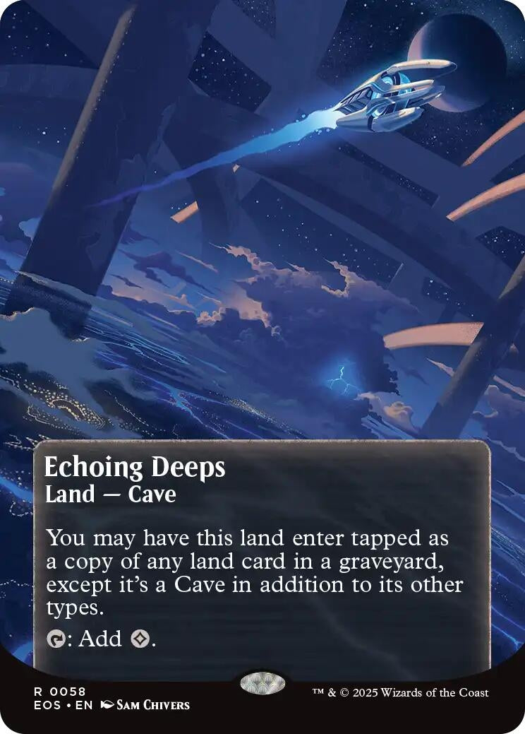 Image for Echoing Deeps (0058) (Borderless) (58) [Edge of Eternities: Stellar Sights] - Magic: The Gathering