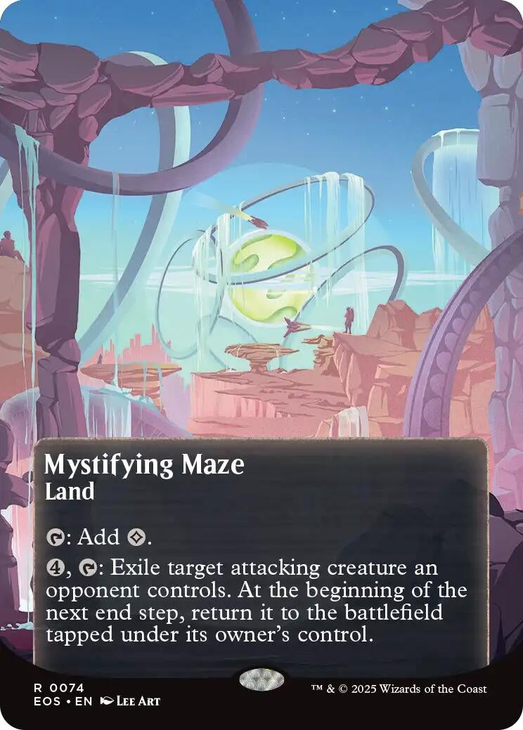 Image for Mystifying Maze (0074) (Borderless) (74) [Edge of Eternities: Stellar Sights] - Magic: The Gathering