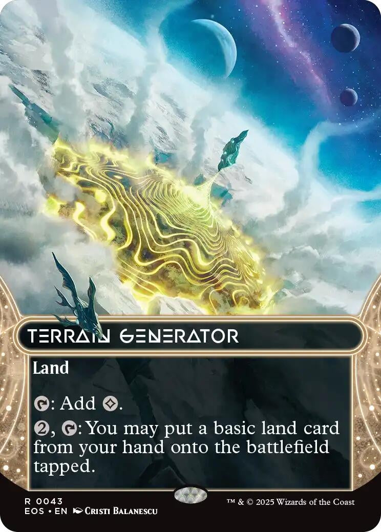Image for Terrain Generator (0043) (Borderless) (43) [Edge of Eternities: Stellar Sights] - Magic: The Gathering