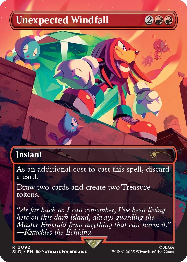 Image for Unexpected Windfall (2092) (2092) [Secret Lair Drop Series] - Magic: The Gathering