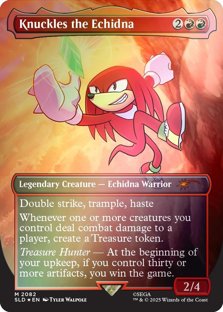 Image for Knuckles the Echidna (Rainbow Foil) (2082) [Secret Lair Drop Series] - Magic: The Gathering