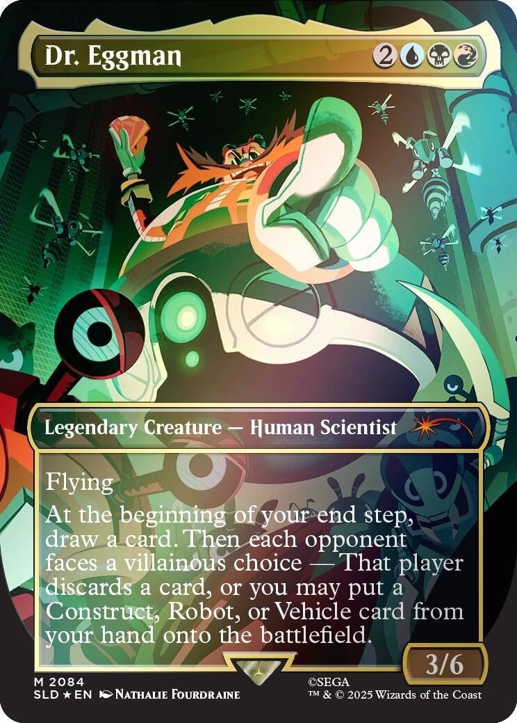 Image for Dr. Eggman (Rainbow Foil) (2084) [Secret Lair Drop Series] - Magic: The Gathering