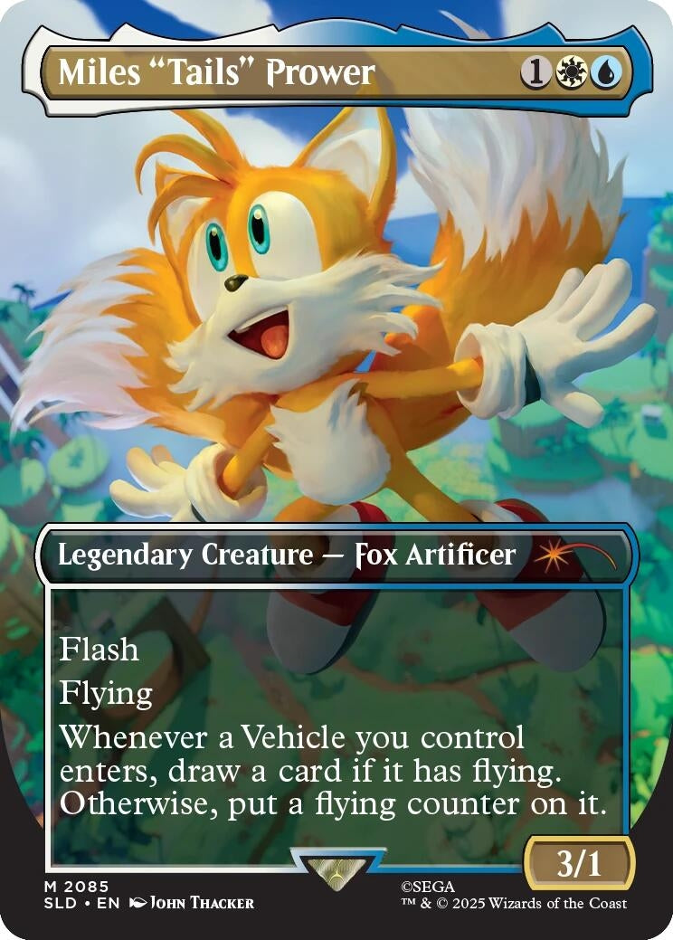 Image for Miles "Tails" Prower (2085) [Secret Lair Drop Series] - Magic: The Gathering